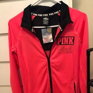 BRAND NEW pink zip up